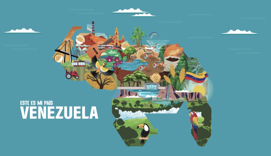 Este mi país. Íntegro, fuerte, generoso, como el más fantástico de los animales. Y cuando digo mío hablo como hablarán los hijos de nuestros hijos…#ElEsequiboEsVenezuela