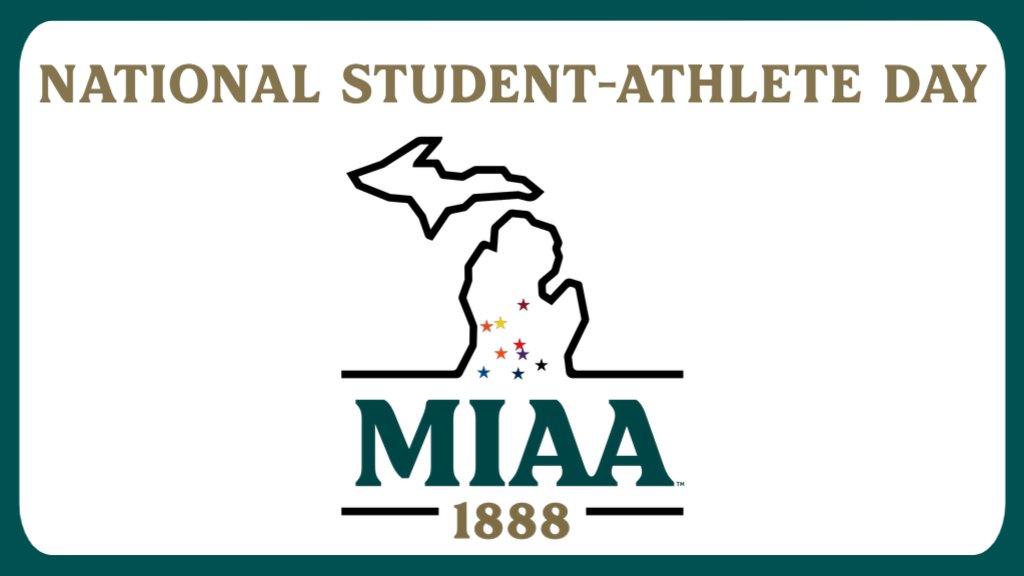 Happy National Student-Athlete Day!

We thank you for your dedication and passion that you bring every single day both in the classroom (STUDENT) and in your sport (ATHLETE)!

YOU are what makes the #D3MIAA so special to compete in and we are grateful for that!

#WhyD3