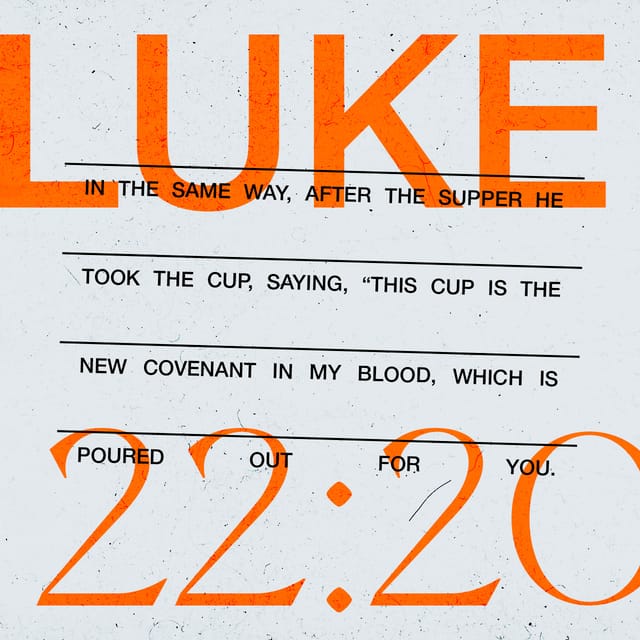 YouVersion's tweet photo. Luke 22:19-20 https://t.co/TvVXccSKeO