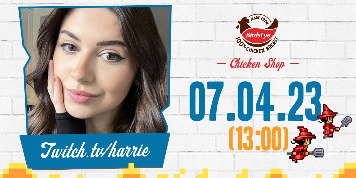Introducing our fourth and final competitor - @harriesilver 🏆

Live from 1pm tomorrow, Harrie will be looking to complete all 4 challenges whilst also setting her Chick'n Dash high-score!🐓🎮