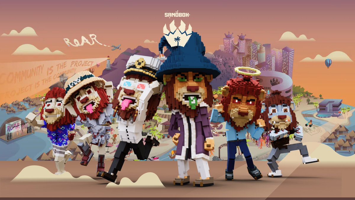 TheSandboxNFTs's tweet photo. Unleash your inner ROAR 🦁 with the @LazyLionsNFT Avatar! The bridged Avatar movement is here. See you at the Cabana Bar on #LazyLions Private Island! 

Join the pride: https://t.co/ymSvUB0FGn https://t.co/JaToydoWlP