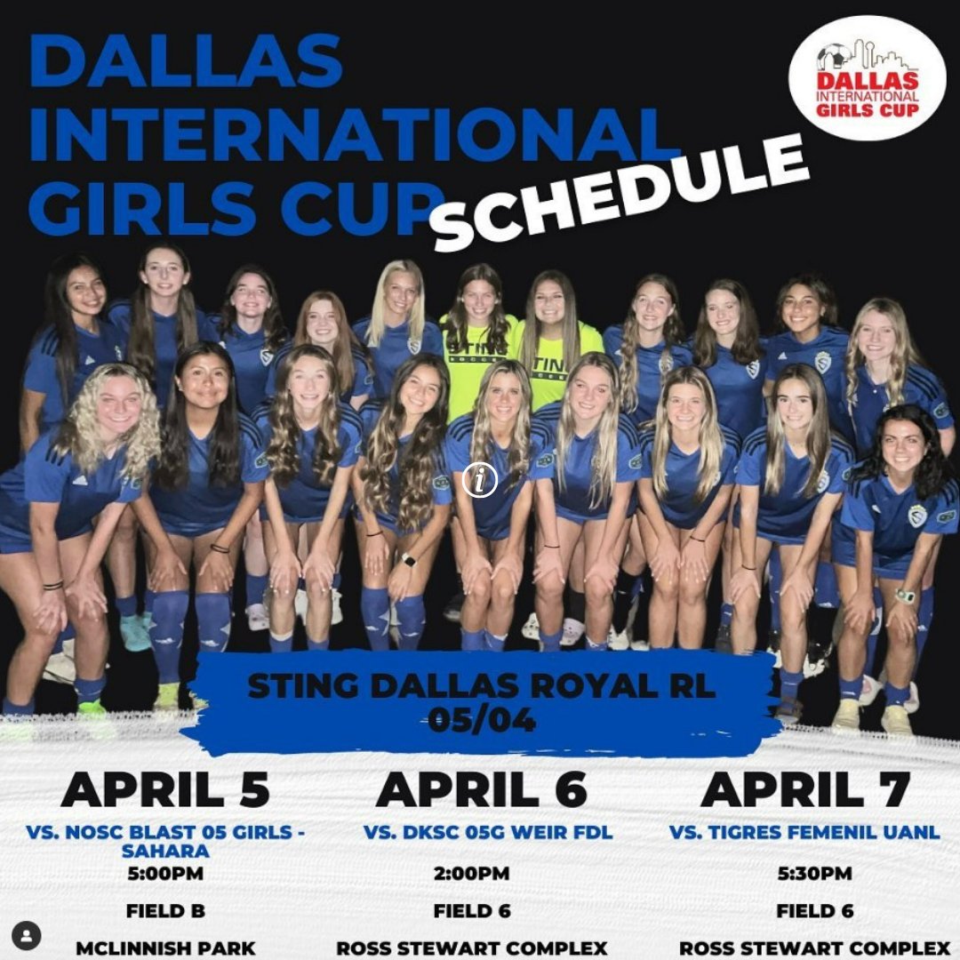 StingRoyalECRL04/05 (@stingroyalrl405) on Twitter photo Game 2 can't wait!!...hope to see you there! #TheRoyalWay #WeAreSting #BraveBoldOne <a href="/StingECNLRoyal/">Sting Royal ECNL & ECNL-RL</a> <a href="/StingSoccerClub/">Sting Soccer Club</a> <a href="/Powell10Tyler/">Tyler Powell</a> <a href="/ImCollegeSoccer/">College Soccer Truth ™</a> <a href="/PrepSoccer/">Prep Soccer ⚽️</a> <a href="/TopDrawerSoccer/">TopDrawerSoccer</a> <a href="/StingRoyalRL405/">StingRoyalECRL04/05</a> @ecnlgirls Game 2 can't wait!!...hope to see you there! #TheRoyalWay #WeAreSting #BraveBoldOne <a href="/StingECNLRoyal/">Sting Royal ECNL & ECNL-RL</a> <a href="/StingSoccerClub/">Sting Soccer Club</a> <a href="/Powell10Tyler/">Tyler Powell</a> <a href="/ImCollegeSoccer/">College Soccer Truth ™</a> <a href="/PrepSoccer/">Prep Soccer ⚽️</a> <a href="/TopDrawerSoccer/">TopDrawerSoccer</a> <a href="/StingRoyalRL405/">StingRoyalECRL04/05</a> @ecnlgirls
