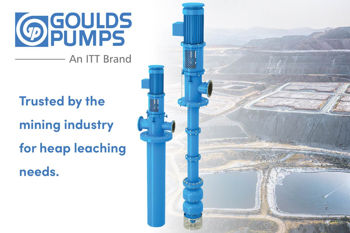 #DYK that #heapleaching is one of our specialties? Our vertical turbine #pumps are used to process #barron and pregnant solutions in leaching applications. #mining bit.ly/3TXIKei