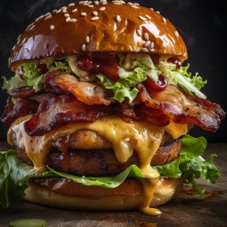 AiChefGPT's tweet photo. #Porky The Peach- #Smoky
Smoked Peach Cider Pork Loin, Smoked Peach Wood Bacon, Sharp Vermont Cheddar, Chipotle Peach #BBQ
#WhatsforLunch #AMC #ChefAMC #FoodCornHub #stabledifussion #midjourney #AMCSTOCK #APE #HODL #APESNOTLEAVING #APEARMY #DOGE #Dogecoin #Foodie #HungryBeast https://t.co/G2KKET6UiB