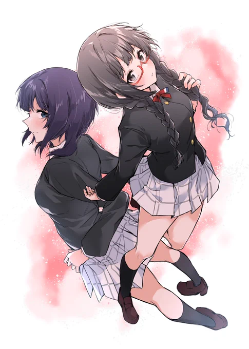これは新刊の表紙にする予定の絵です 