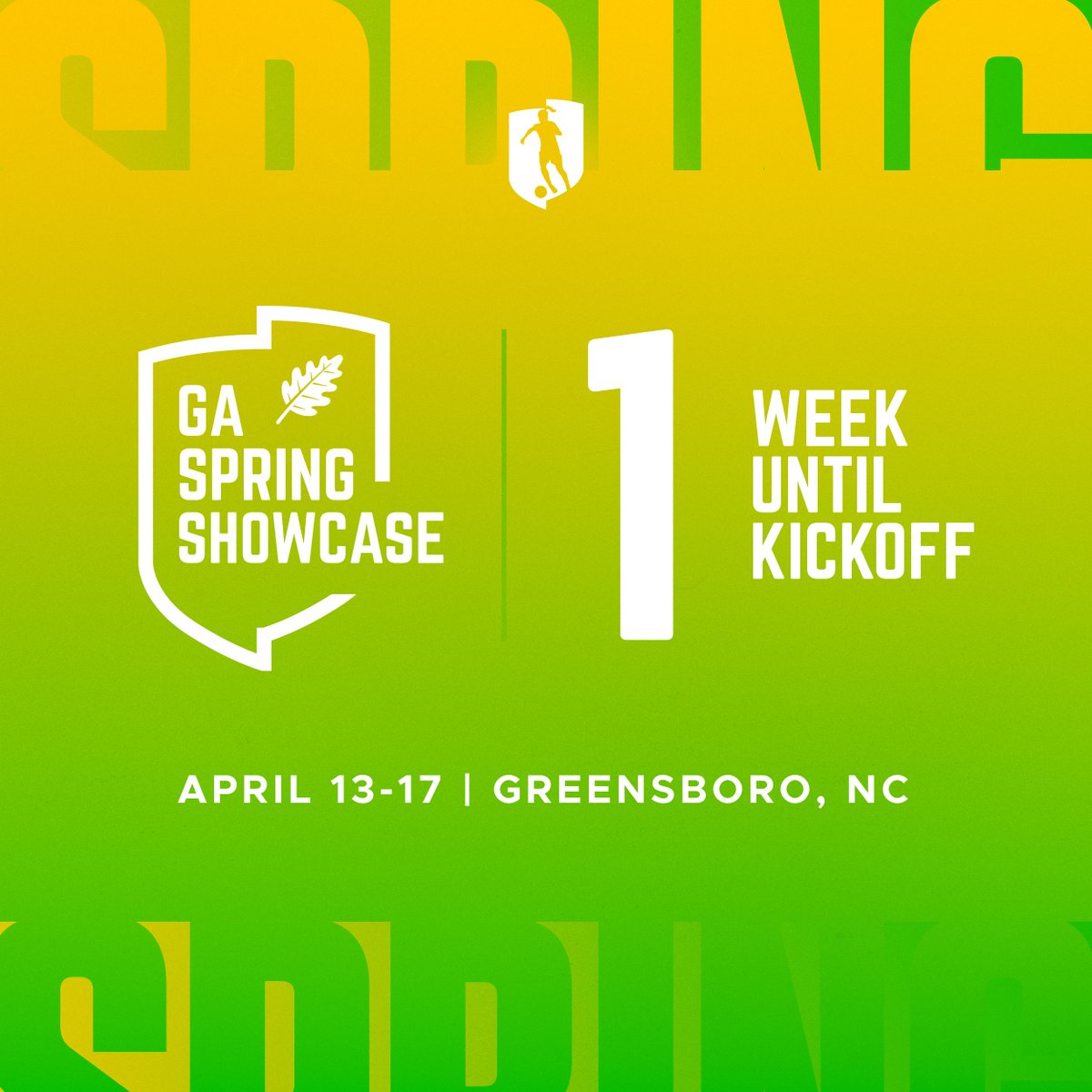 🚨 Only one week until #GASpring 🚨