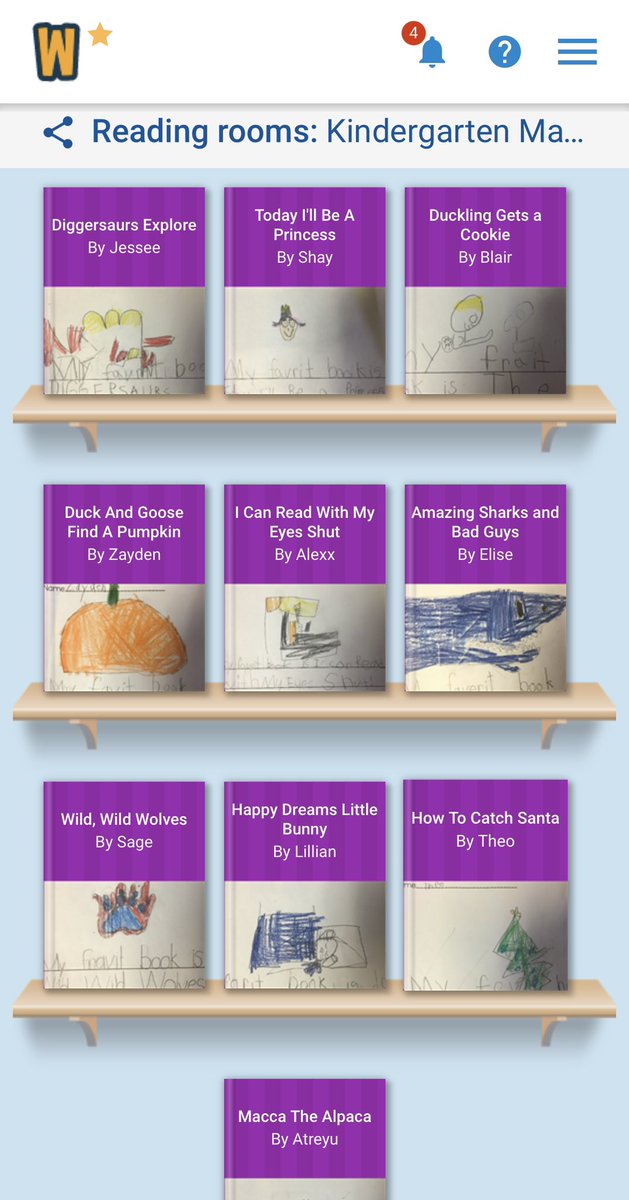 TraciPiltz's tweet image. These kinder &amp;amp; 1st graders wrote book reviews &amp;amp; published in @WriteReaderApp to encourage friends to read their fave 📚. 
💕 app.writereader.com/library/room/c…
💙 app.writereader.com/library/room/4…
💜 app.writereader.com/library/room/9…
❤️ app.writereader.com/library/room/3… 
#WeLovetoRead #UnitsofStudy