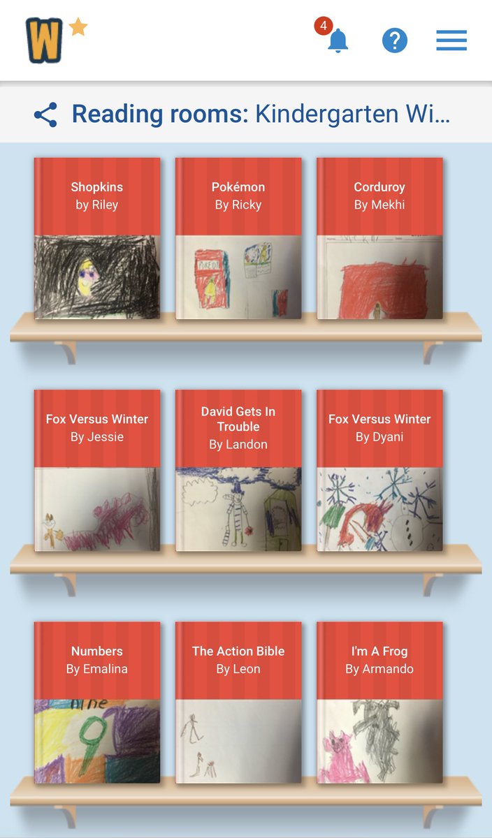 TraciPiltz's tweet image. These kinder &amp;amp; 1st graders wrote book reviews &amp;amp; published in @WriteReaderApp to encourage friends to read their fave 📚. 
💕 app.writereader.com/library/room/c…
💙 app.writereader.com/library/room/4…
💜 app.writereader.com/library/room/9…
❤️ app.writereader.com/library/room/3… 
#WeLovetoRead #UnitsofStudy