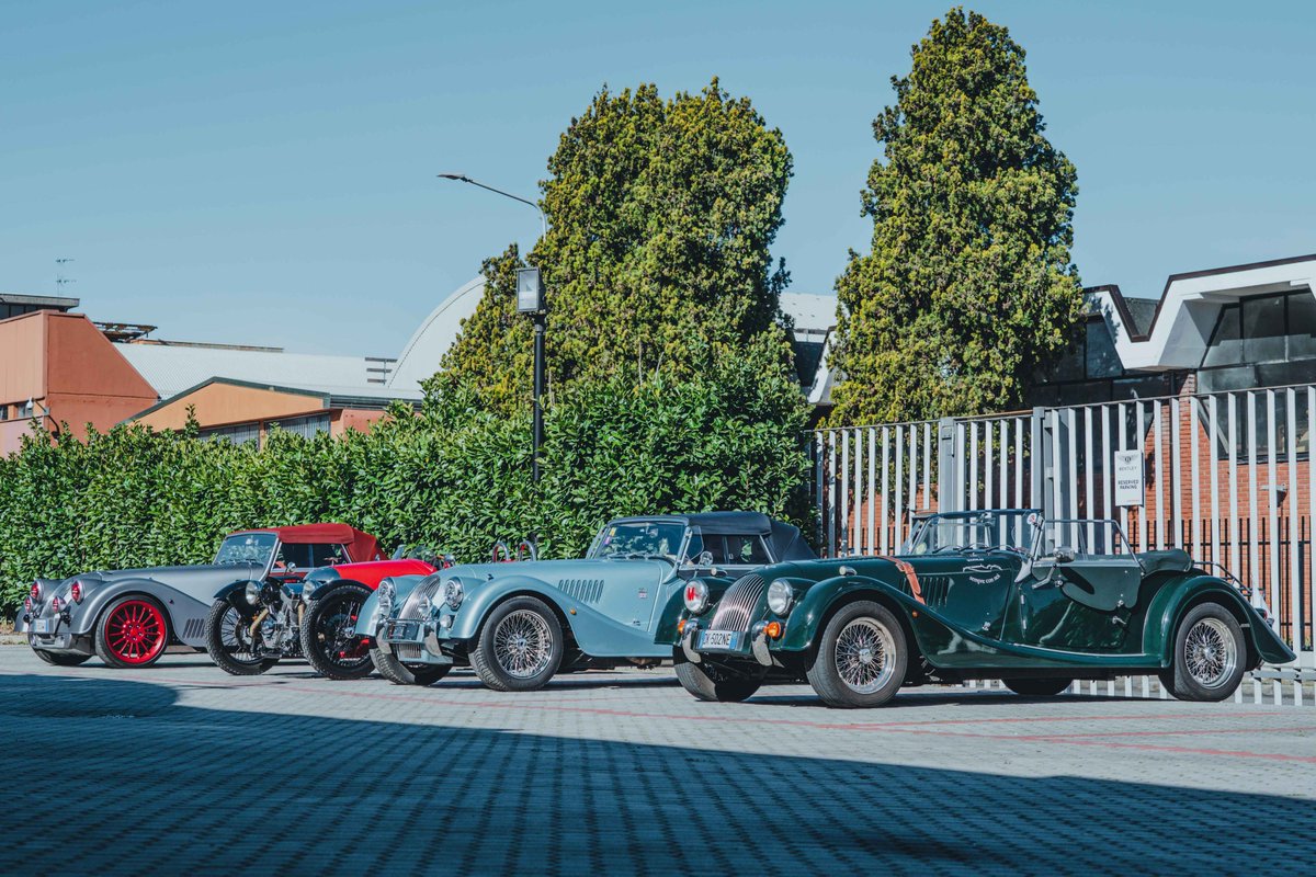 morganmotor's tweet photo. Milan-based Morgan dealership, Romeo Ferraris, has recently opened a new showroom facility to showcase the full Morgan range. Its opening event included the Italian debut of the latest Plus models, which were joined by Super 3 #Morgan #MorganPlus #Super3 #MorganMilan https://t.co/zc6ySMKtUG