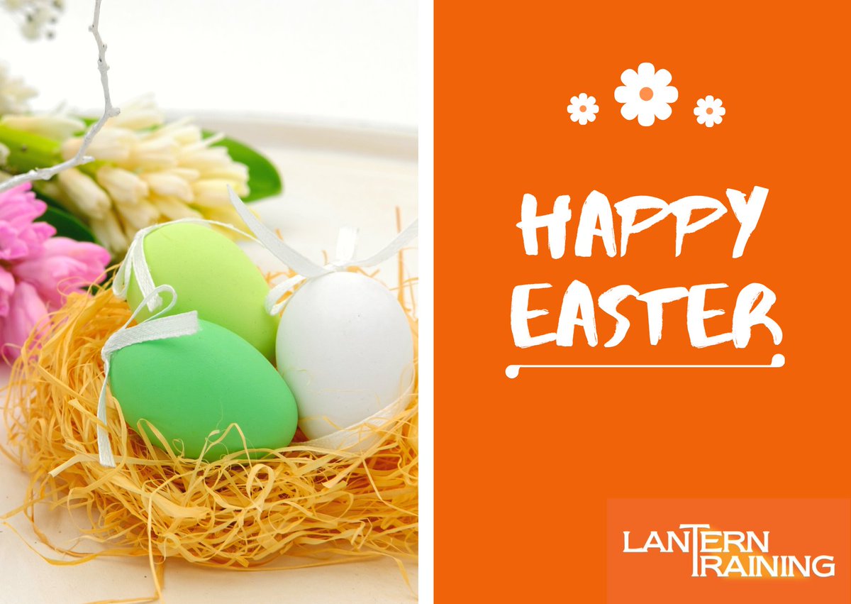 traininglantern's tweet image. Wishing you a Happy Easter holiday from the Lantern Training Team.

#lanterntraining
#softskillstraining
#happyeaster