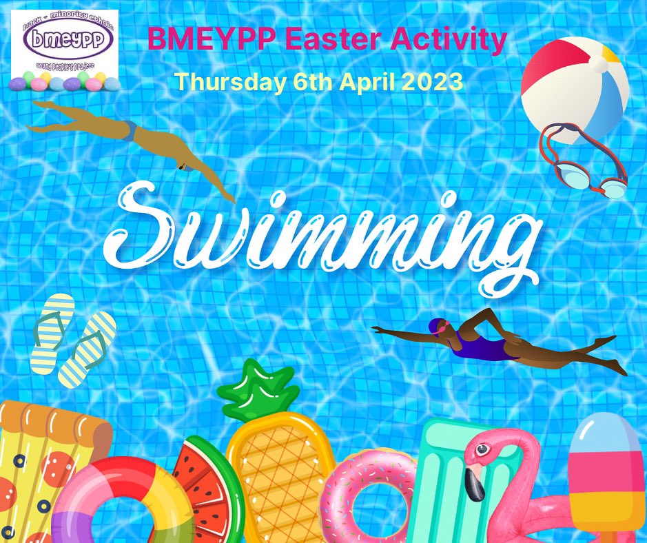Get your floats to the ready!!! 
The BMEYPP are off swimming today!!! 

Another day full of Easter activity fun! 
See you there!! 🏊🏽‍♀️🛟❤️

<a href="/BrightonHoveCC/">Brighton & Hove City Council</a>