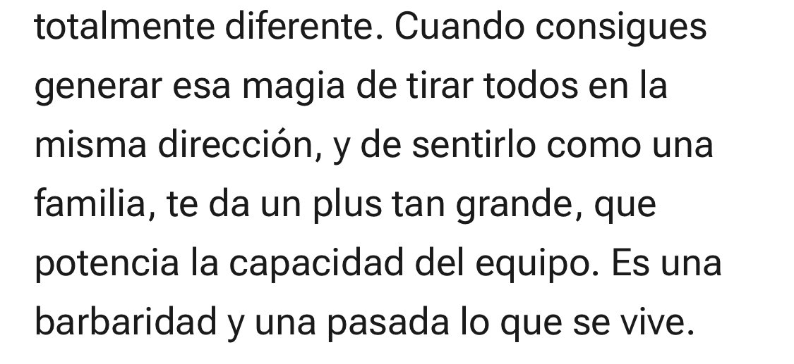 Brutal entrevista de <a href="/AlfredoMatillaG/">Alfredo Matilla</a>  a Pedro Munitis.🙌🏻

- Autoexigencia
- Honestidad
- Humildad
- Solidaridad…

… estos son algunos valores que puedas reconocer.

Si eres entrenador, merece mucho.