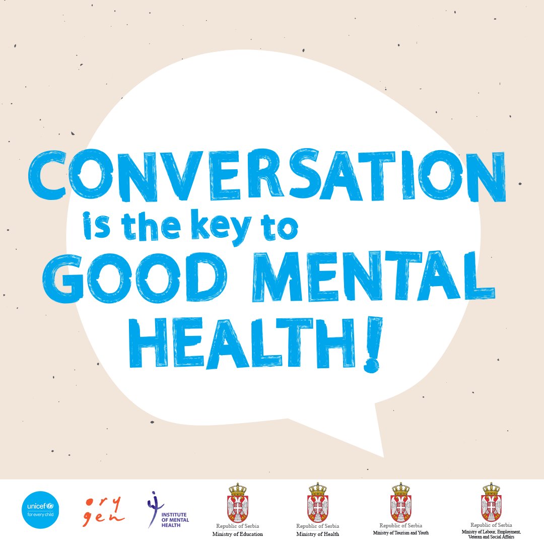 unicefsrbija's tweet photo. Everyone needs support sometimes, but it's important who we are getting the support from. 🗣️
3 cities in Serbia now have modern mental health support services available to young people. 💡
You don't have to go through it alone. 💙
#SupportIsHere #TalkOpenly #OnMyMind https://t.co/16cFGHG5My
