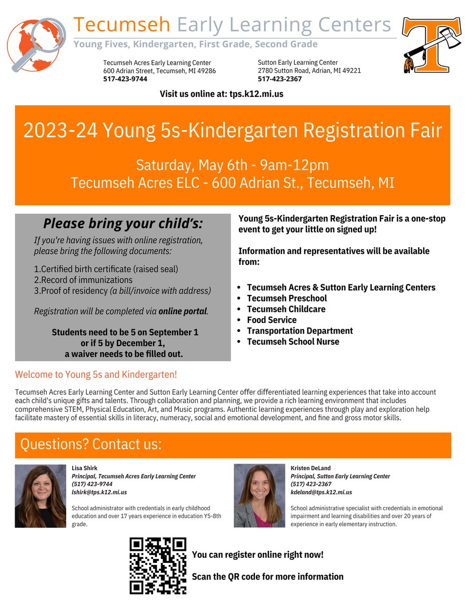 Tecumseh Public Schools on Twitter "You don't have to wait until May