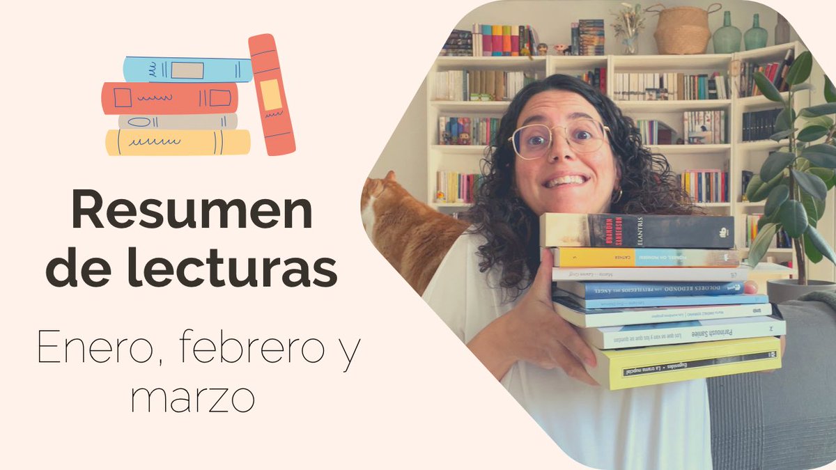 MartaEsteve1's tweet photo. https://t.co/uM81GTUKK3

¡He vuelto! Tenéis nuevo vídeo en el canal con el resumen de lecturas de enero, febrero y marzo! 😬 Os estaré eternamente agradecida si comentáis, compartís y os suscribís al canal 😇 https://t.co/k4OxTlrkas