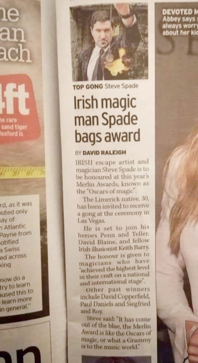 MaireMTD's tweet photo. Congrats on the award, @stevespademagic #magician #magicianslife #stevespade
#corporates #events #parties #teambuilding https://t.co/zMXmGcHGXa