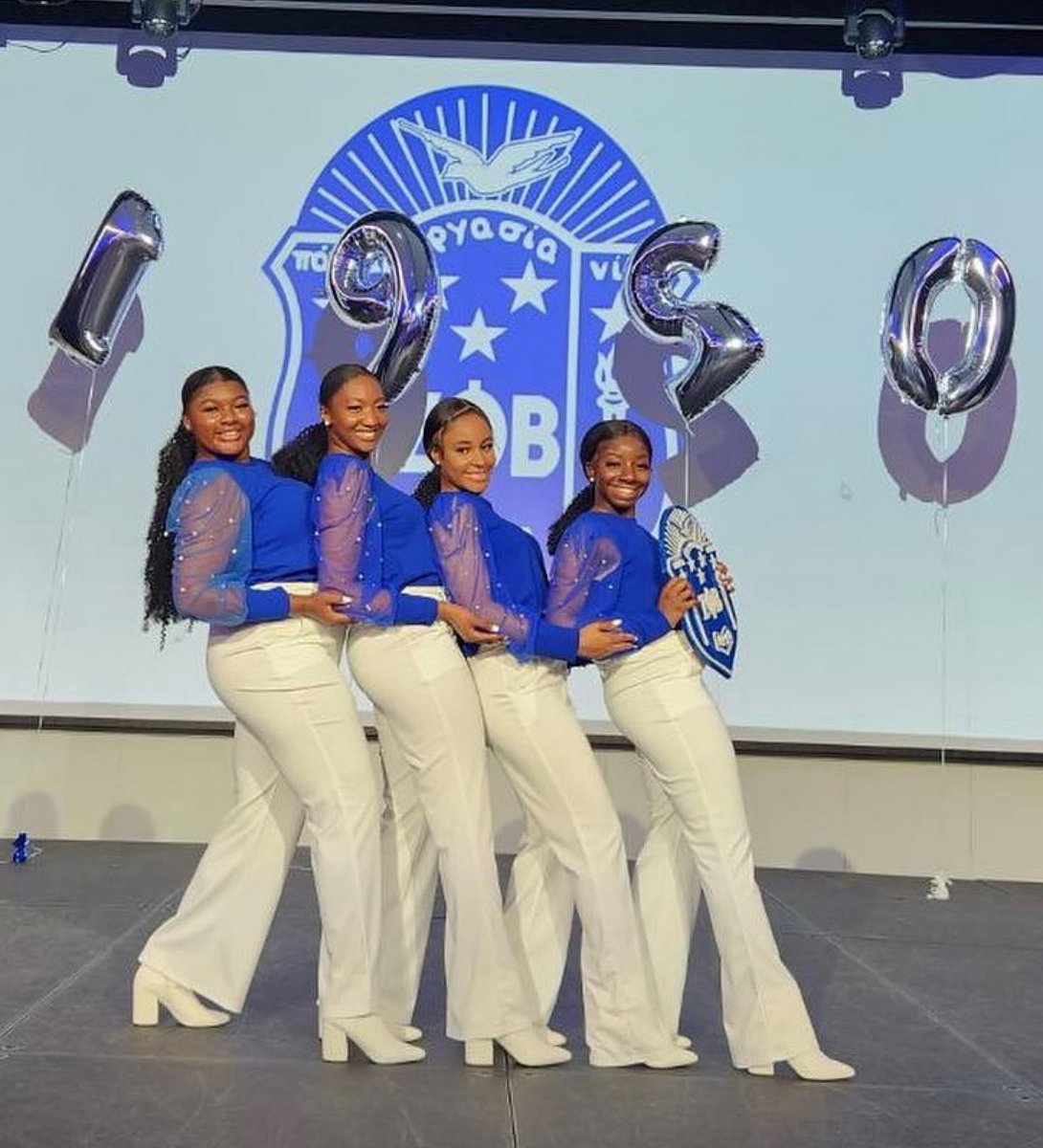 watchtheyard's tweet photo. The Zetas at Sam Houston State University just crossed their Spring 23 line! 💙💙

📷: @samhoustonzetas 
#ZetaPhiBeta #ZPhiB https://t.co/YCj54cRTLH
