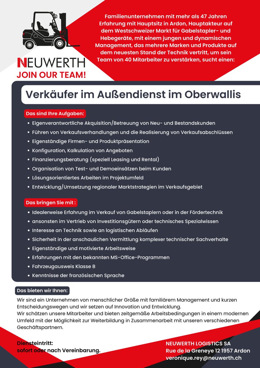 Découvrez cette offre d’emploi de Neuwerth Logistics SA linkedin.com/jobs/view/3555…