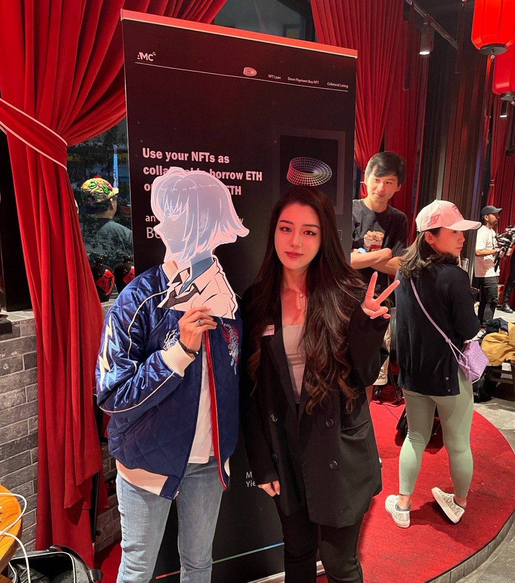 kate220eth's tweet photo. Lovely Event with @BendDAO @nftsydevents @Azuki It was happy to do the speech for BendDAO🥳
#BendDAO #NFT #Azuki #bayc #mayc https://t.co/qcZMt0XkDy