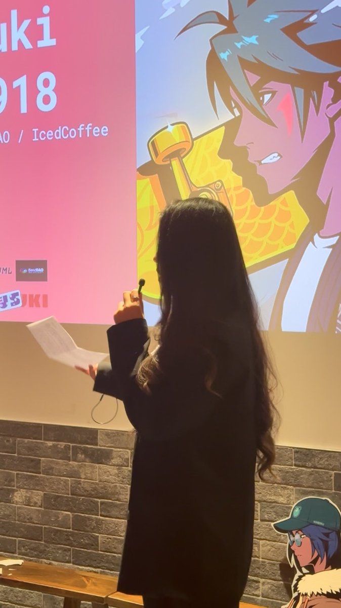 kate220eth's tweet photo. Lovely Event with @BendDAO @nftsydevents @Azuki It was happy to do the speech for BendDAO🥳
#BendDAO #NFT #Azuki #bayc #mayc https://t.co/qcZMt0XkDy