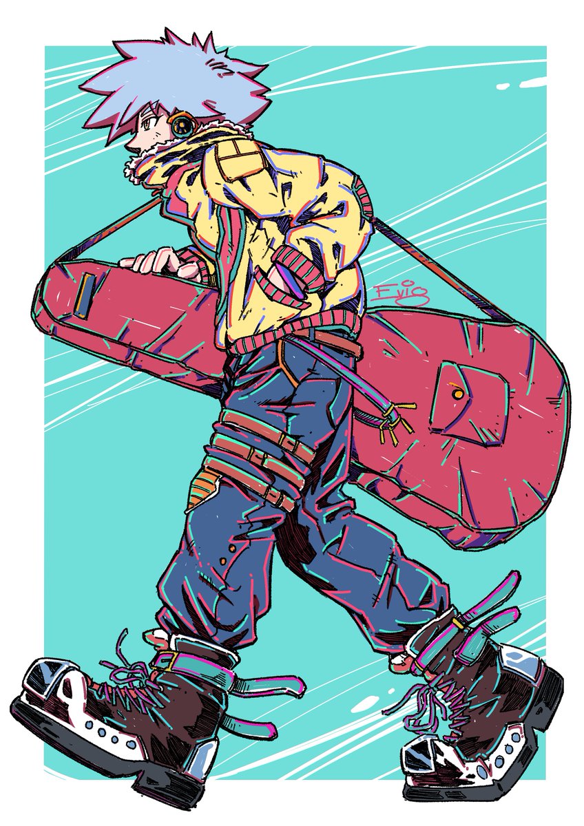 Evigzul's tweet photo. Show end, Walking home~
noNAME Hikaru
#illustration #drawing #characterdesign #artwork #comicart #originalcharacter #digitalart #colorart #guitarist #rocker #noname #hikaru #evig #绘图 #原创 #原创人物 #电绘 #动漫 #スケッチ #マンガ #アニメ #描くンゴ #ベースギタリスト #ロッカー https://t.co/unsZDEuHj3