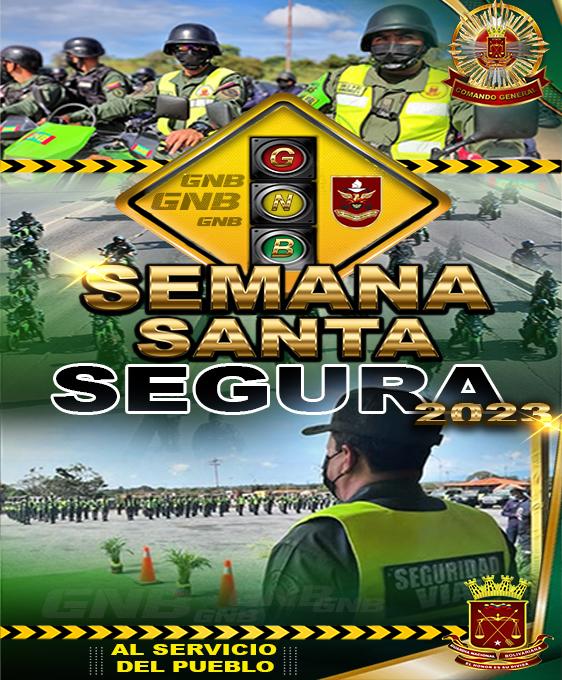 #06Abr Seguiremos garantizando las seguridad al pueblo de Venezuela FELIZ SEMANA SANTA 2023... #SomosGNBGuardianesDelPueblo
#YoSoyFANB