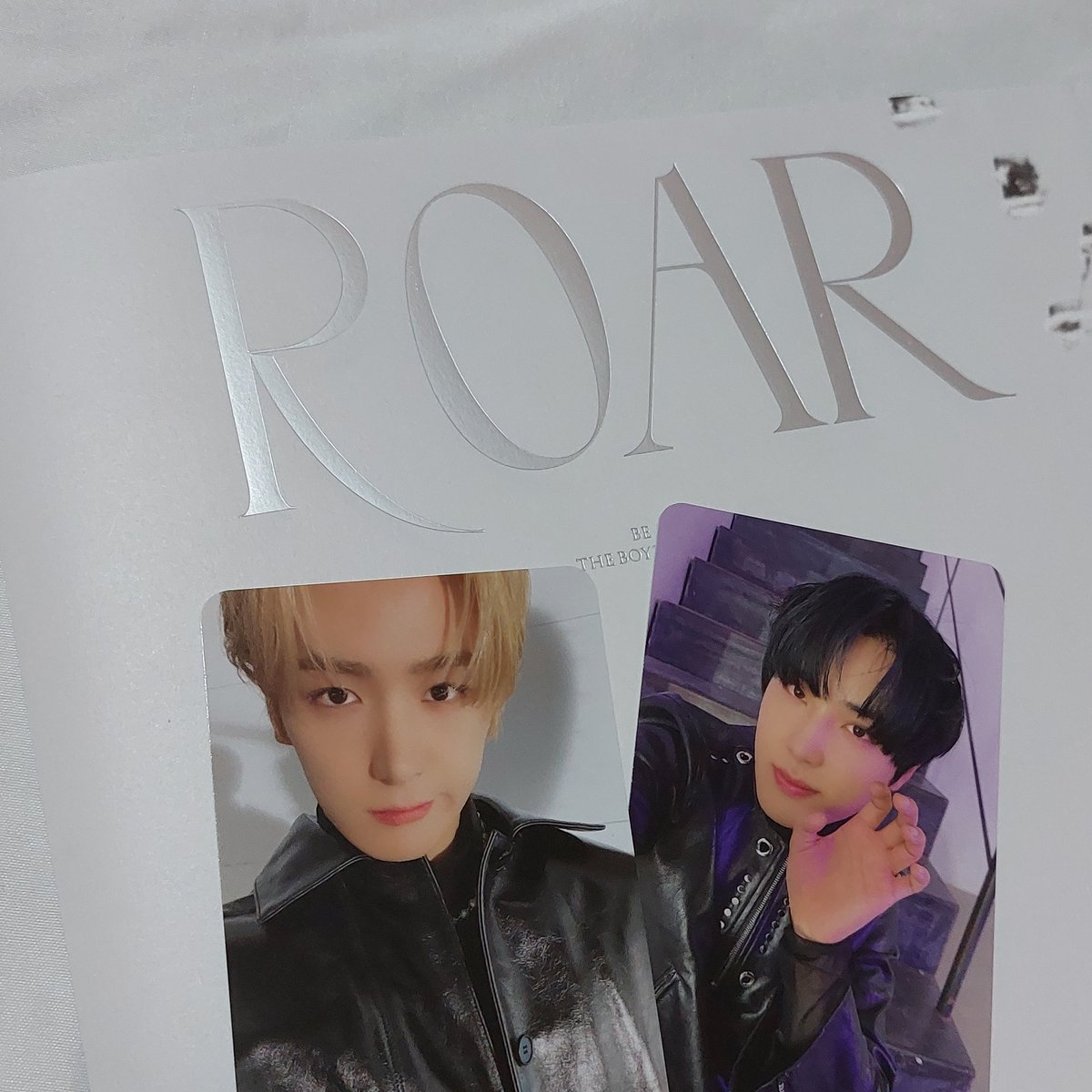 jumilled's tweet photo. [💌]

my 1st set of be aware albums are home! 🫶 so happy with my pulls esp since i got to pull jumil in 1 album and hyunjae in 3/4 of my set. 🥹 thank you @charminglightph ♡ (1/2)

#CLSPHfeedbacks https://t.co/lokVZqKcY0