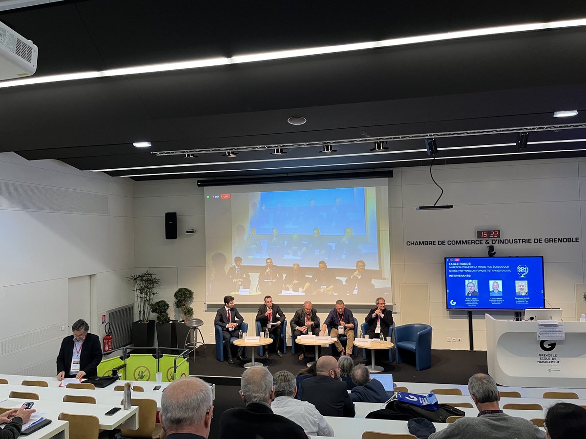 Table ronde « Géopolitique de la transition énergétique » ⁦<a href="/Grenoble_EM/">GEM - Alpine Business School</a>⁩ ⁦<a href="/FestivalGeopo/">FestivalGéopolitique</a>⁩ ⁦<a href="/gem_onu/">GEM ONU</a>⁩ ⁦<a href="/UPEG_asso/">Université populaire européenne de Grenoble</a>⁩ ⁦<a href="/VilledeGrenoble/">Ville de Grenoble</a>⁩
