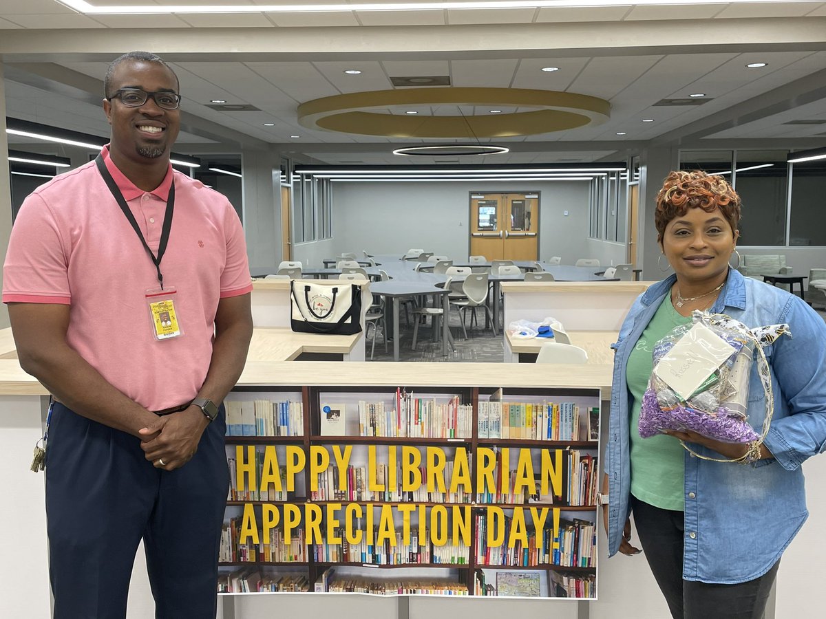 This week we celebrated our excellent librarians for National Librarian Appreciation Day! We love you, Ms. Russell and Ms. Johnson. Thank you for the excellent learning experiences you provide our AJHS Jackets! #ExpectExcellence #StarkvilleSpark