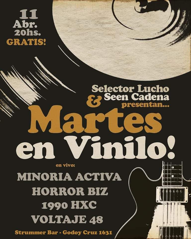 MINORIAHARDCORE's tweet photo. Como todos los años Festejamos en Abril el CUMPLE MONCH tocando con @minoriaactivaoficial y esta vez será este mismo Martes 11 DE ABRIL desde las 20hs en @strummerbar con 
ENTRADA GRATUITA!

 Nos Acompañan:

@horror_biz666999 con @brendajezabel666 
Luego  @1990xhc +
@v48hardcore https://t.co/5h3RgaIVsC
