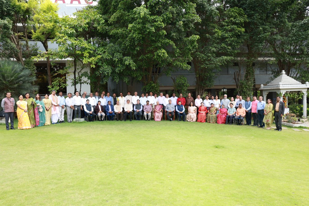 NAAC_India's tweet photo. National Workshop on ICT, Assessment &amp; Accreditation process of Institution – NAAC was organized on April 4, 2023 in which 36 VCs from different states participated. Chief Guest of the Program was Hon'ble governor of #UttarPradesh @anandibenpatel https://t.co/xVC4f8IUpx