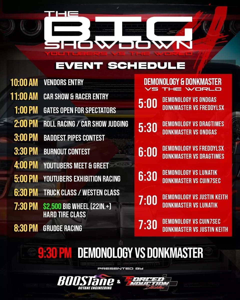 txmplex's tweet photo. The Big Showdown is THIS SATURDAY at #TexasMotorplex!
Come on out to see some CLOSE racing between BIG names.
Visit our website for more details.
#racing #dragracing #wherespeedwasborn #grudgeracing #streetracing #callouts #carshow https://t.co/oyEy6TMxkX