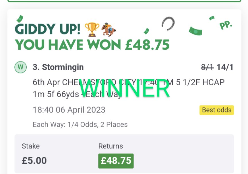 PrawniePrawn's tweet photo. @KautoTipster  #winners #bettingexpert #bettingtipster
#TheBest #HorseRacing
Great day again
2 winners, 3 seconds 🥇🥇🥈🥈🥈
Can't wait for Aintree/Grand National tips 🐎🌬️ https://t.co/qK1E1vKhmc