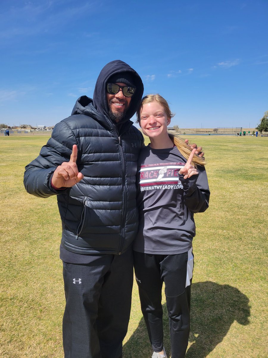 Congrats to Clara Bender! District champ in the long jump and Area bound!