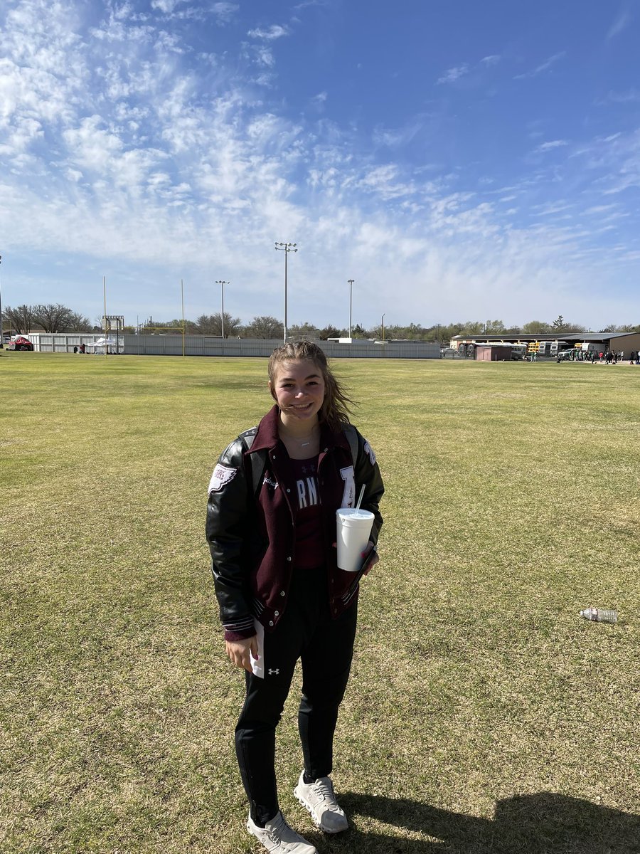 Congrats to Sydney Miller! District champ in the pole vault and Area bound!