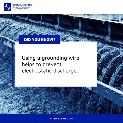 visserspump's tweet image. #DidYouKnow ❓ It's important to take necessary safety measures when installing and working with barrel pumps. 🟡 Don't forget to use grounding wire! 
#VissersSales #BarrelPumps #IndustrialSupplies #IndustrialSafety #SafetyFirst #IndustrialTips
