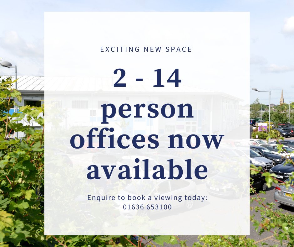 NewarkBeacon's tweet photo. Exciting new!! We now have a range of different sized offices available!
If you are looking to upsize or just need to get out of the home office contact us now on 01636 653 100 or beacon@newark-sherwooddc.gov.uk https://t.co/G0qKtguvO3
