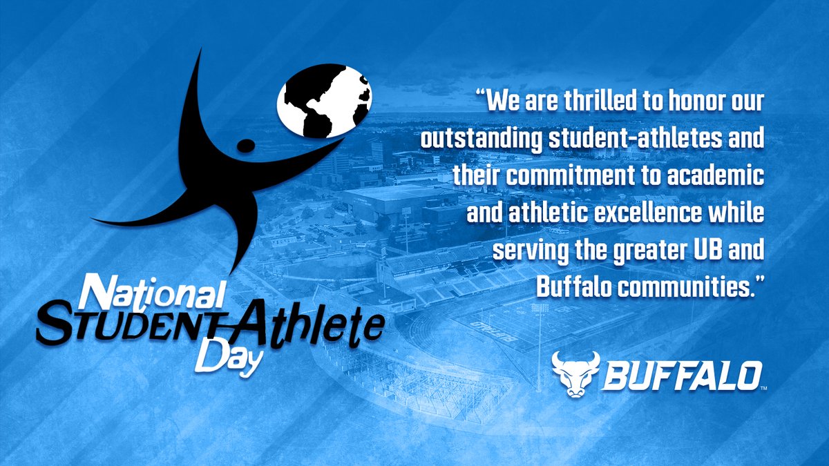 @UBmenshoops @UBmenstennis @UBwomenshoops @UB_Wrestling @ubvolleyball @UBWomensSoccer @UB_XCTF @UBSwimDiveTeam @UBFootball @ubwomentennis @UBBullssoftball To me EVERYDAY is #NationalStudentAthleteDay! Thank you for all that you DO! #UBHornsUP #Rockstars #MACtion #leaders 💙🤘🏼