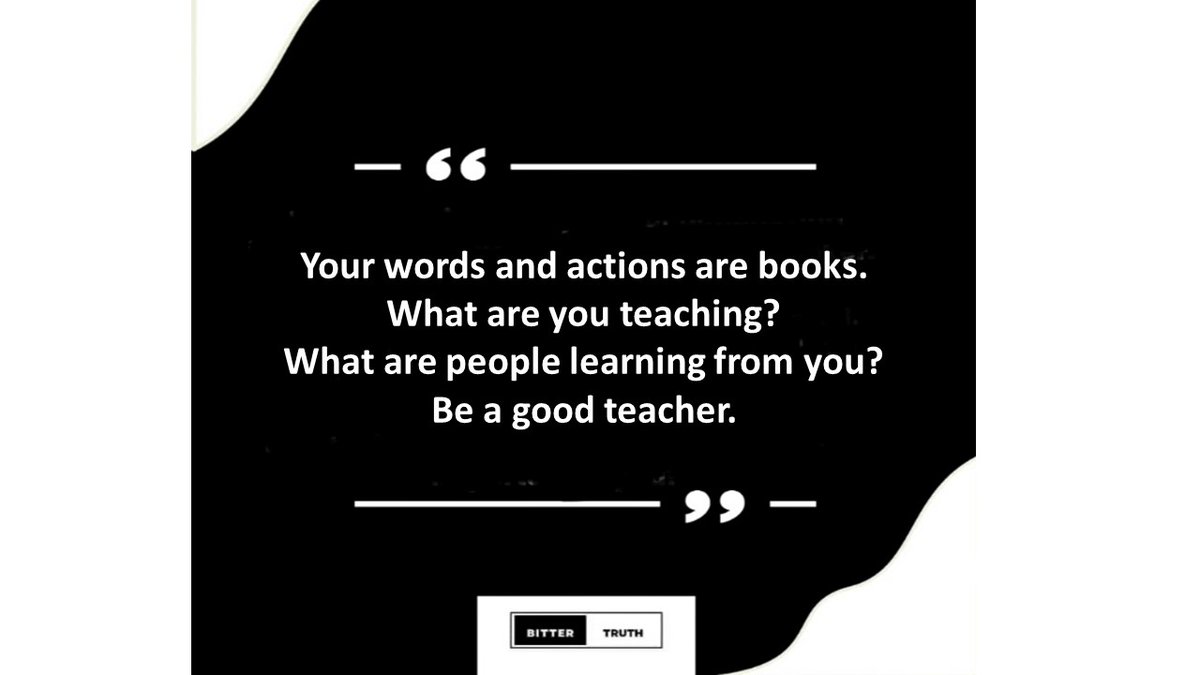 Ourbittertruth's tweet photo. Let's be a good teacher and better Nigeria https://t.co/G1t1amDWvK