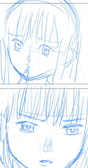 こうやって下書きをしているよ 