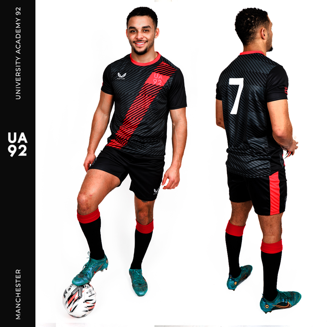 admcustomwear's tweet photo. How amazing does the @UA92MCR men's football home kit look!?🙌

#adm #makeityours #customcastore #UA92 #footballkit #customcastorefootball #sublimatedjersey #universityfootball https://t.co/aFzF2zhjBl