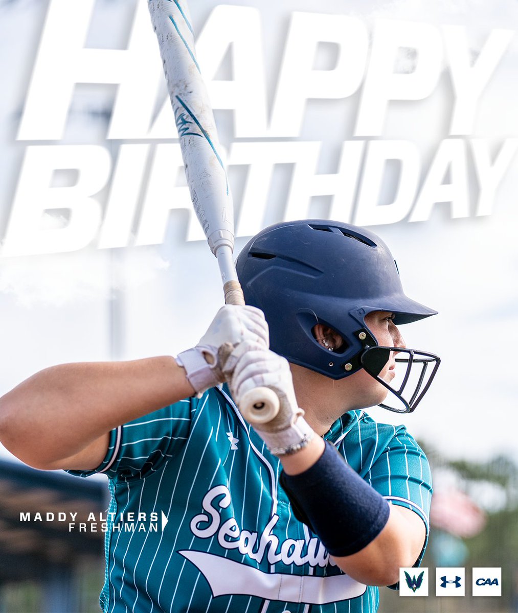 UNCWsoftball's tweet photo. Wishing a very Happy Birthday to freshman slugger, Maddy Altiers! We hope today is LIT, 2!🥳🎉🤞🏻

@AltiersMaddy x #Team39 https://t.co/lxlkQINFLR