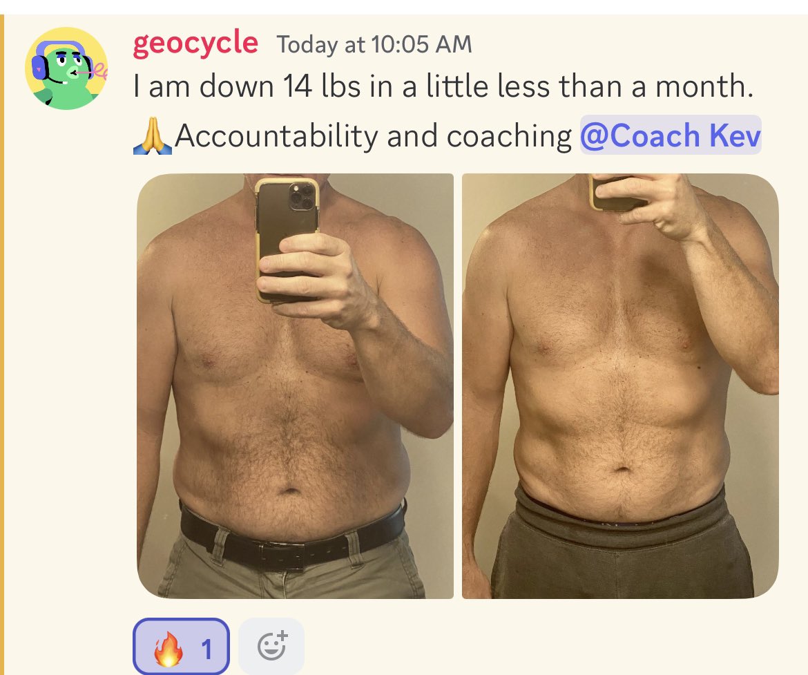 Coach kev lose 30lbs in 90 days on twitter if you need to lose 30