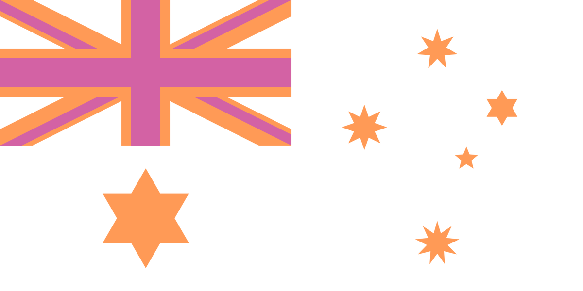FlagsMashupBot's tweet photo. Special edition 

Lesbian Pride
+
Australia (1901-1903)
=
Lesbian Australia: https://t.co/Opjv8TDCm2