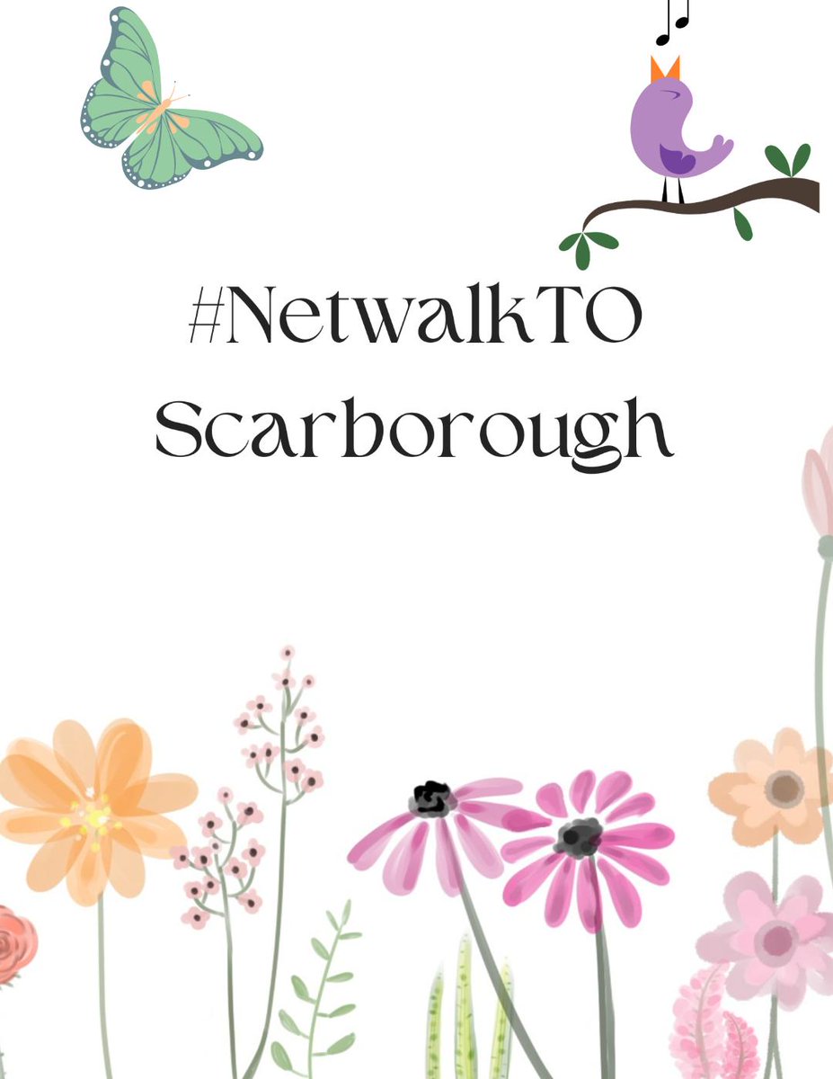 Thank you Carol and Janet for coming up with this #Scarborough community event - a co-hosted #netwalkTO with me! 

April 29, free to all, details at eventbrite.ca/e/netwalkto-sc… 

What is netwalking? Learn more at linkedin.com/pulse/together…