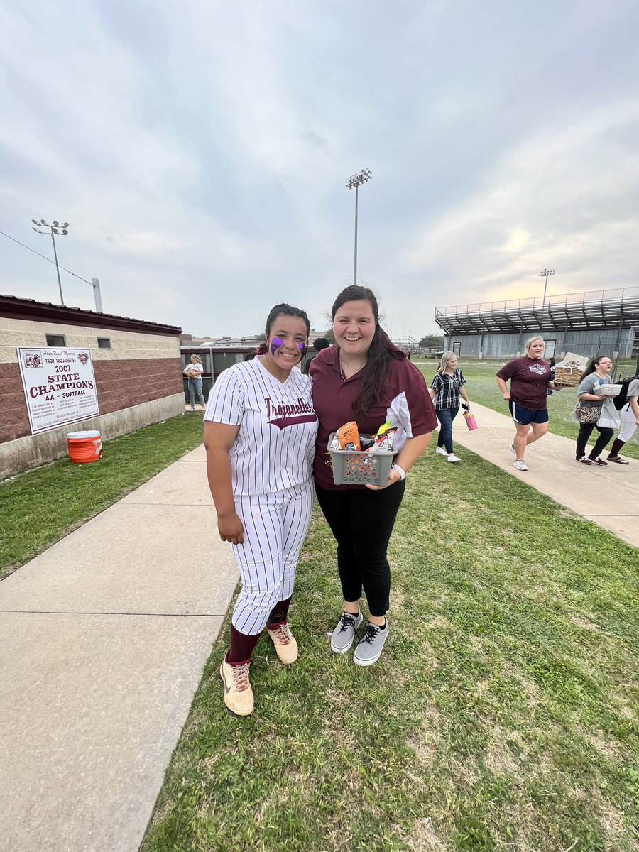Was chosen for teacher appreciation by one of my sweetest students ever, <a href="/izzygarcia44/">izzy</a>. Extremely lucky to be a small piece of her life and I am so proud of Izzy and all of her accomplishments. 🥎