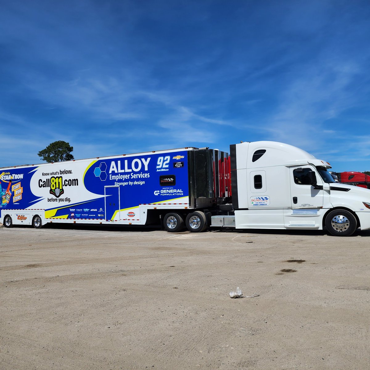startron's tweet photo. ๐๐ Hauler spotted! A keen-eyed fan caught a glimpse of @Josh6williams NASCAR car's hauler out on the road. Keep an eye out, you never know where it'll show up next!
#StarbriteSolutions #StarTronFuelTreatment #HaulerSpotted #NASCARAdventures" https://t.co/6kOZWOvEJ7