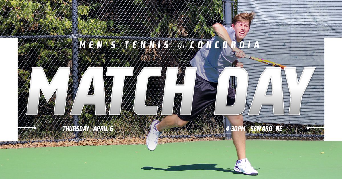 #DoaneMTennis travels to Seward today to take on Concordia at 4:30 PM