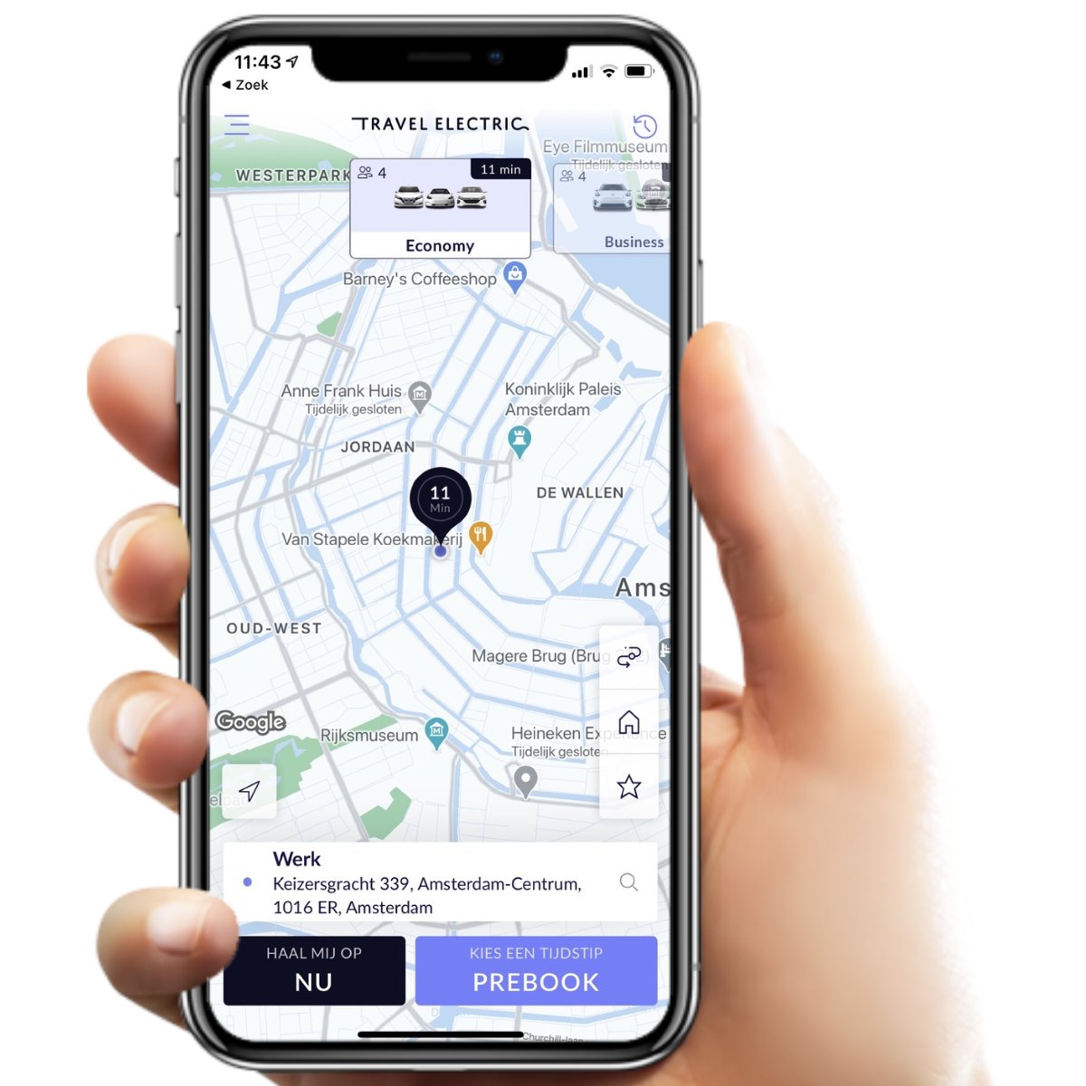 De nieuwe Travel Electric Boekingsapplicatie! Download deze nu.