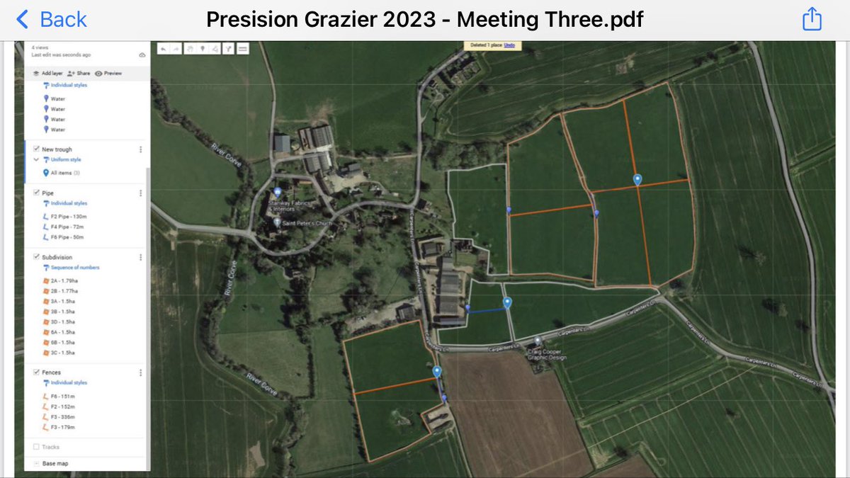 Third meeting with <a href="/PrecisionGraze/">Precision Grazing Ltd</a> Precision Grazier discussion group members. All farmers are now measuring pasture allowing real data to be used in the meetings 👌🏼 

Second half of the meeting - working out target paddock sizes and designing  a grazing rotation